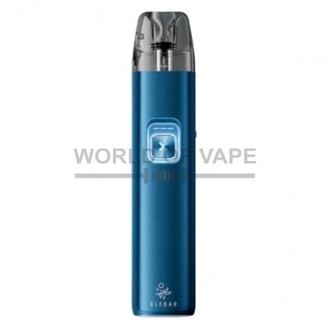 Вейп ELFBAR ELFX 2 ( Ocean Blue ) Синий – Многоразовая pod‑система с долгим сроком службы и стабильным вкусом