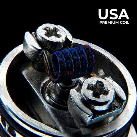 Спираль ручной работы LANSKOV (MTL) Diesel Full Ni (0.45 Ом на 1 койл) T-5 (Премиум USA материалы)  (уп/2 шт)