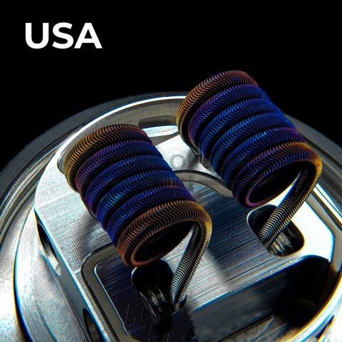 Спираль ручной работы LANSKOV Diesel Alien Full Ni (0.2 Ом на 2 койла) T-6 (Премиум USA материалы)  (уп/2 шт)