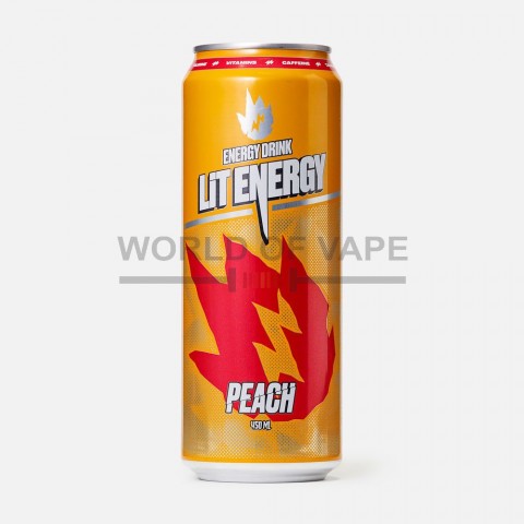 Напиток безалкогольный тонизирующий энергетический "LIT ENERGY PEACH MANGO" персик манго 0,45 мл