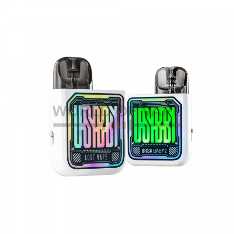 Вейп Lost Vape Ursa Baby 2 Pod ( Белый ) Tech White × Fancy Maze