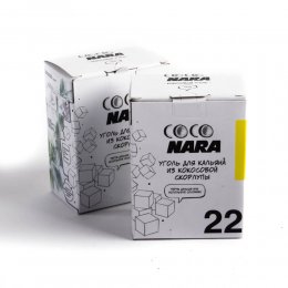 Уголь для кальяна Coco Nara ( 24 кубика 22 мм )