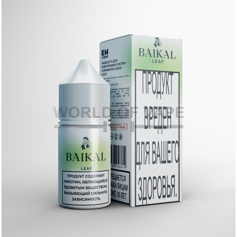 Жидкость для вейпа BAIKAL Salt - Leaf ( Лимонад Тархун с Фейхоа )  ( 15±3 мг )