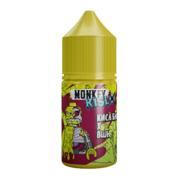 Жидкость для вейпа Monkey Vape Kislo 25 мл #7 Кисл Бнн Вшн(кислый зеленый Банан с Вишней)