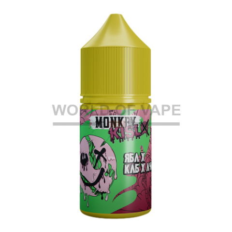 Жидкость для вейпа Monkey Vape Kislo 25 мл #4 Ябл-Клб-Лчи (кислое Яблоко-Клубника-Личи)