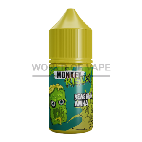 Жидкость для вейпа Monkey Vape Kislo 25 мл #1 Зеленый Лмнд (кислый Зеленый Лимонад)