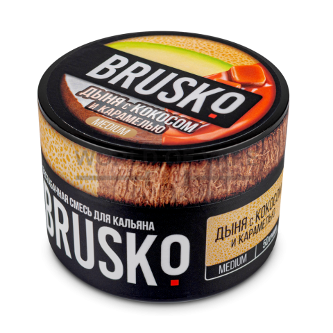 Смесь для кальяна Brusko Дыня с кокосом и карамелью