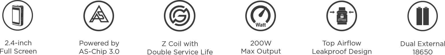 Geekvape Z200 экран