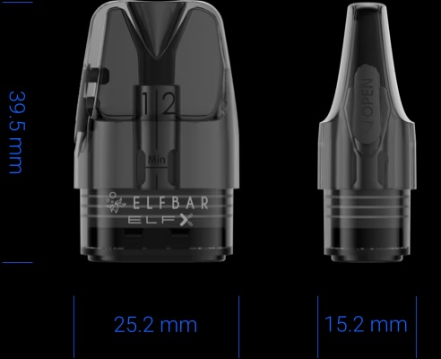 ELFBAR ELFX Dual Mesh Refillable Pod 3 ml