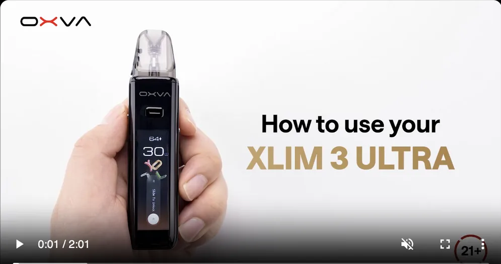 OXVA XLIM 3 Ultra в официальном руководстве