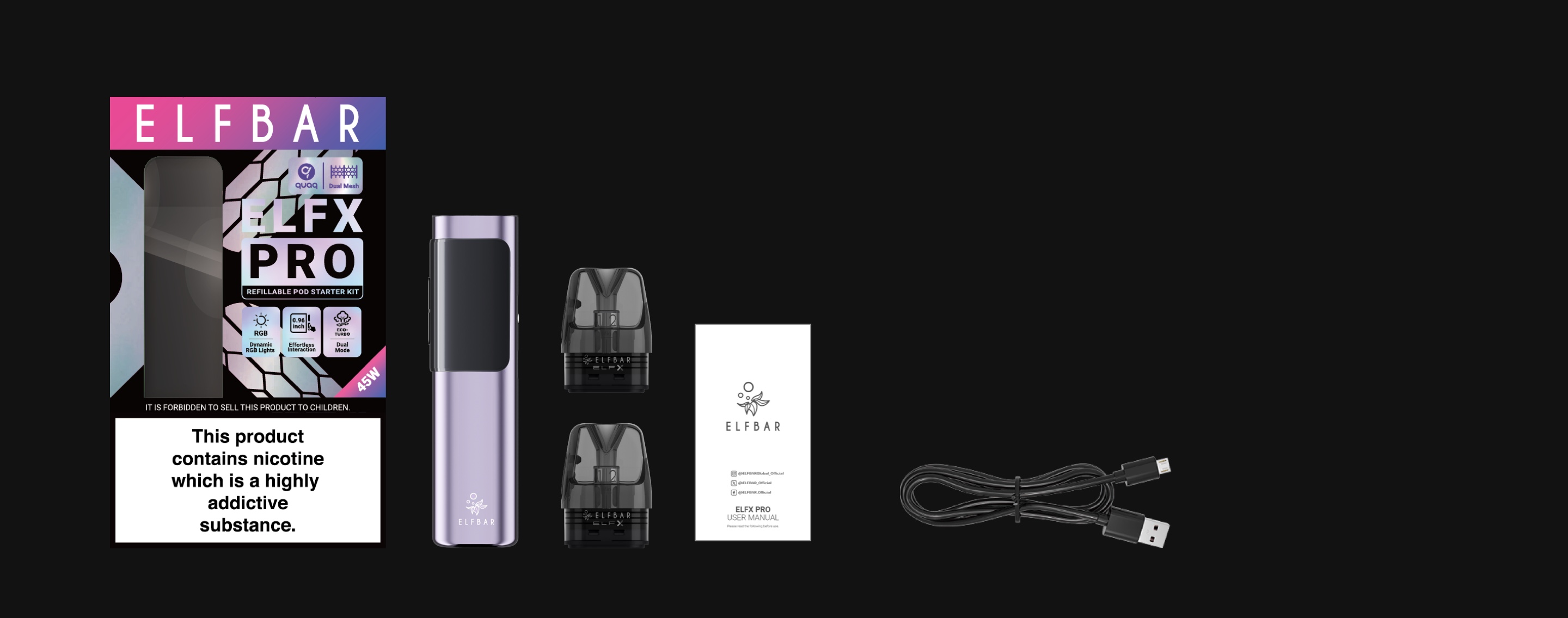 Комплект ELFBAR ELFX PRO