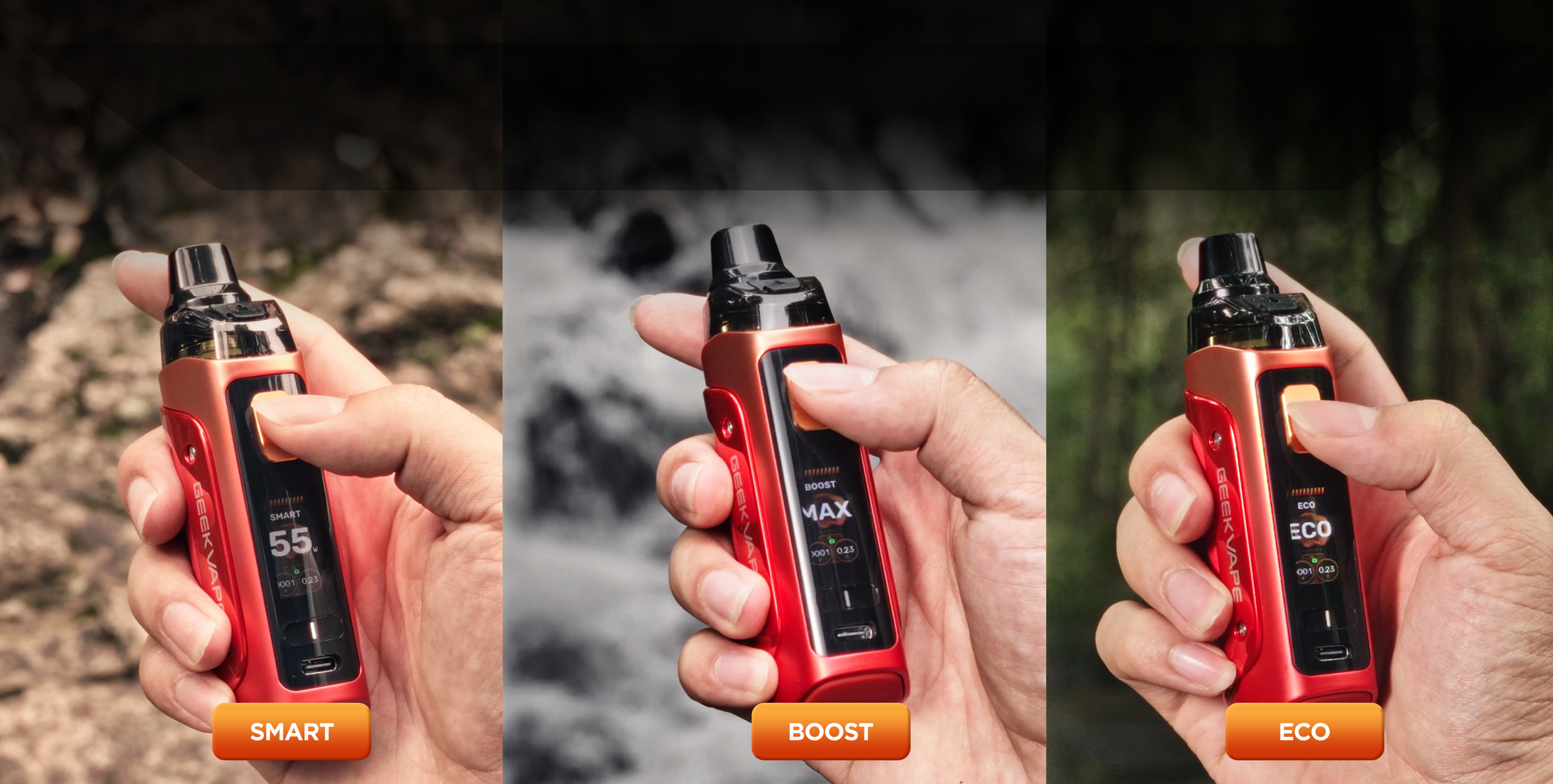 Режимы GeekVape Aegis Boost III