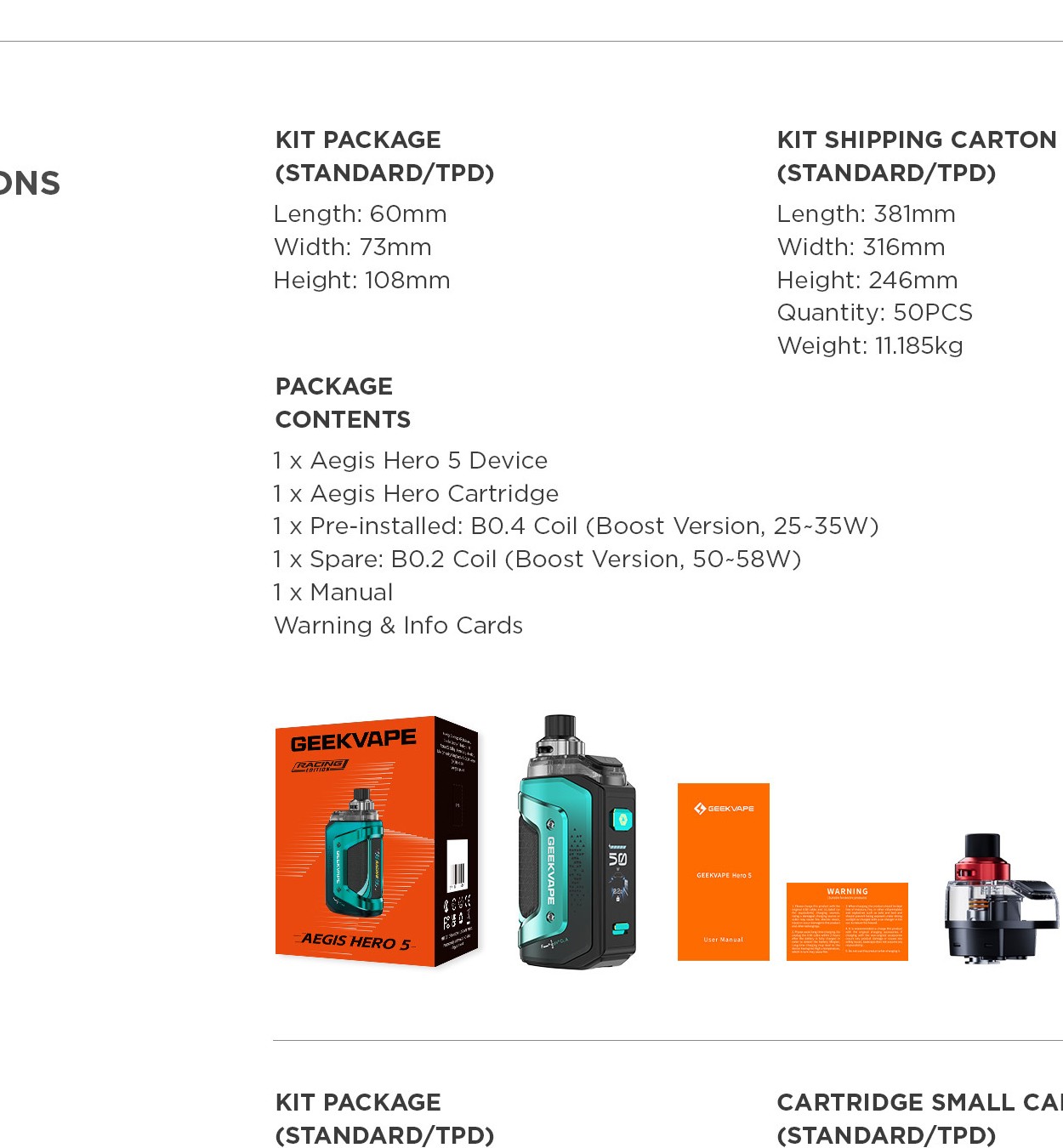 Комплект GeekVape AEGIS HERO 5