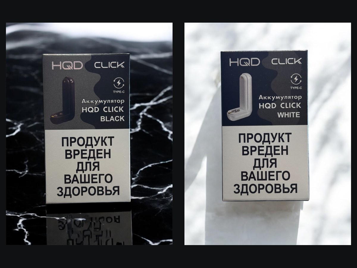 Аккумуляторные блоки HQD Click Black и White
