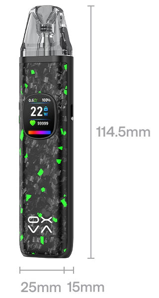 Размеры OXVA XLIM Pro 2 DNA