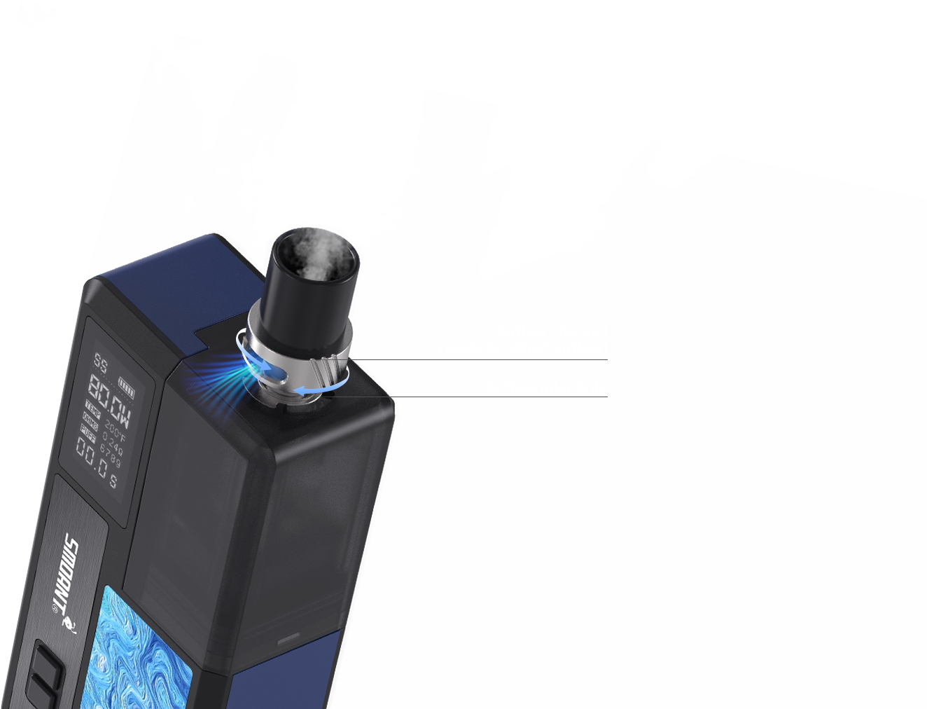 Верхний обдув Smoant Knight 80
