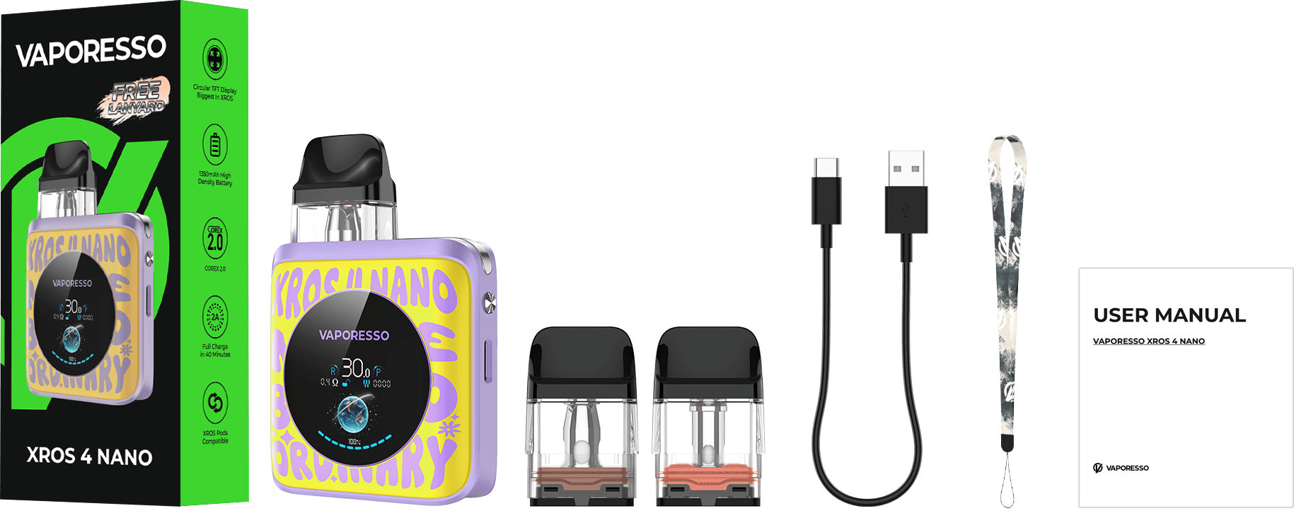 Комплект Vaporesso XROS 4 NANO