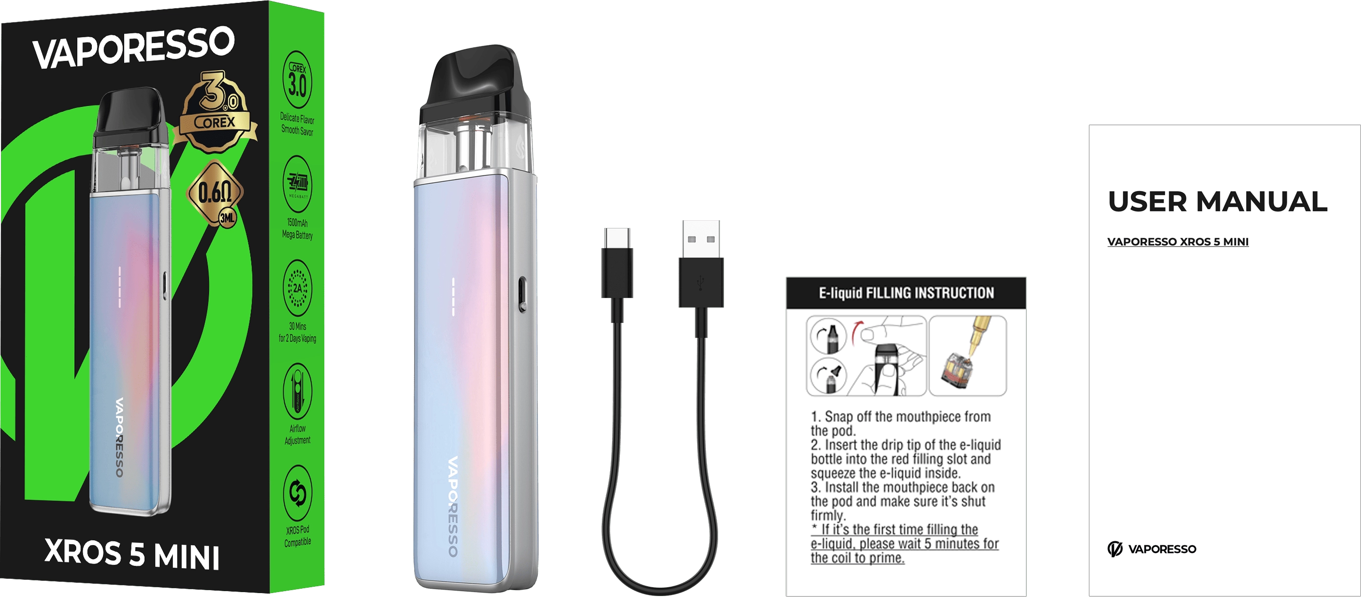 Комплект Vaporesso XROS 5 MINI