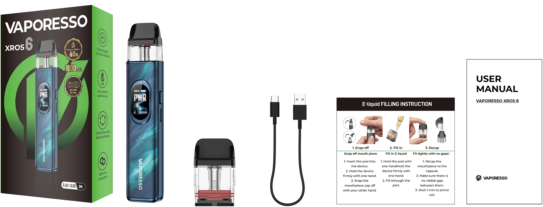 Комплект Vaporesso XROS 6