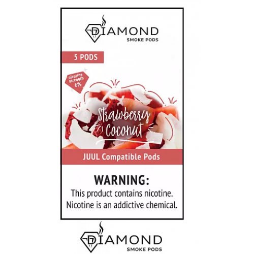Комплект Diamond Pods Strawberry Coconut (6.0%)