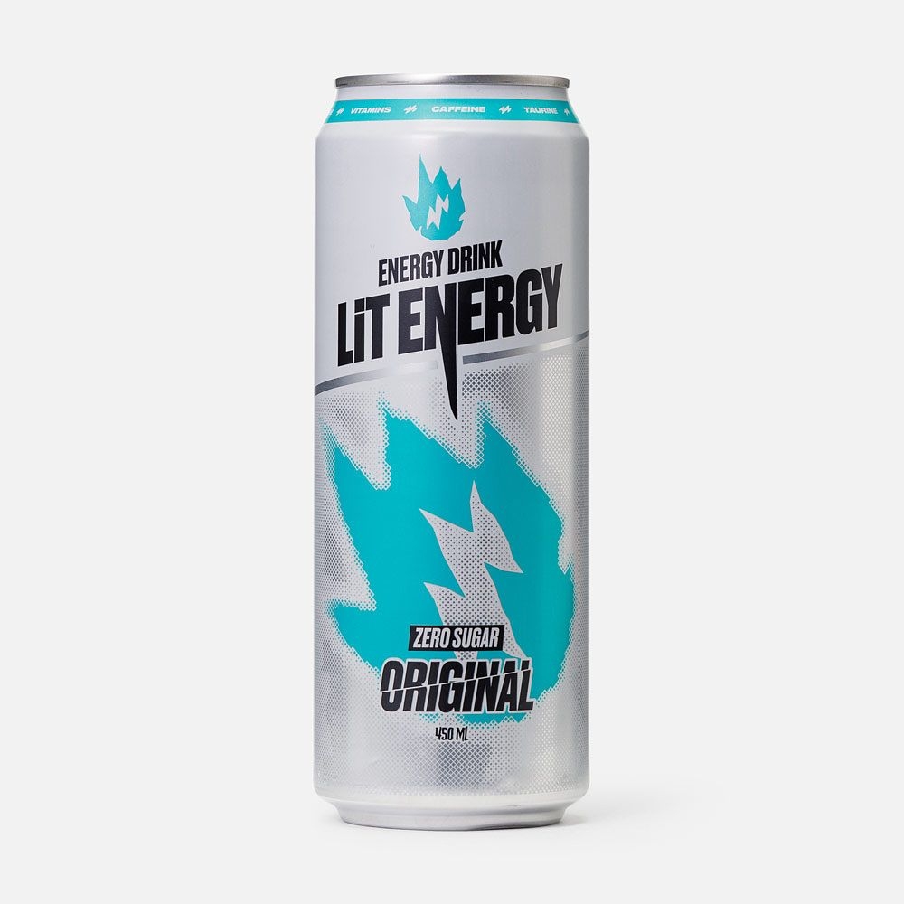 Напиток безалкогольный тонизирующий энергетический "LIT ENERGY ORIGINAL" 0,45 л (РФ)