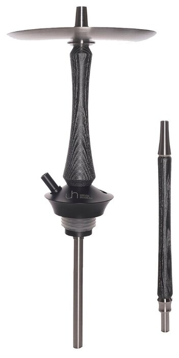 Шахта для кальяна Union Sleek Black Silver + мундштук