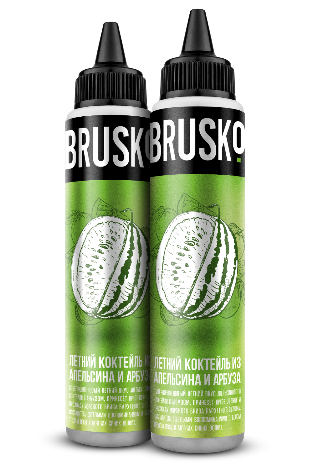 Жидкость Brusko Апельсин, арбуз 60 мл