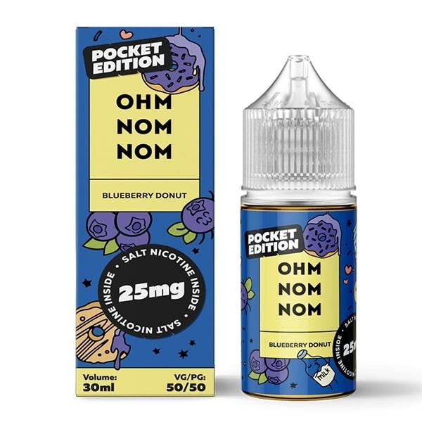 Жидкость Ohm Nom Nom Blueberry Donut 30 мл
