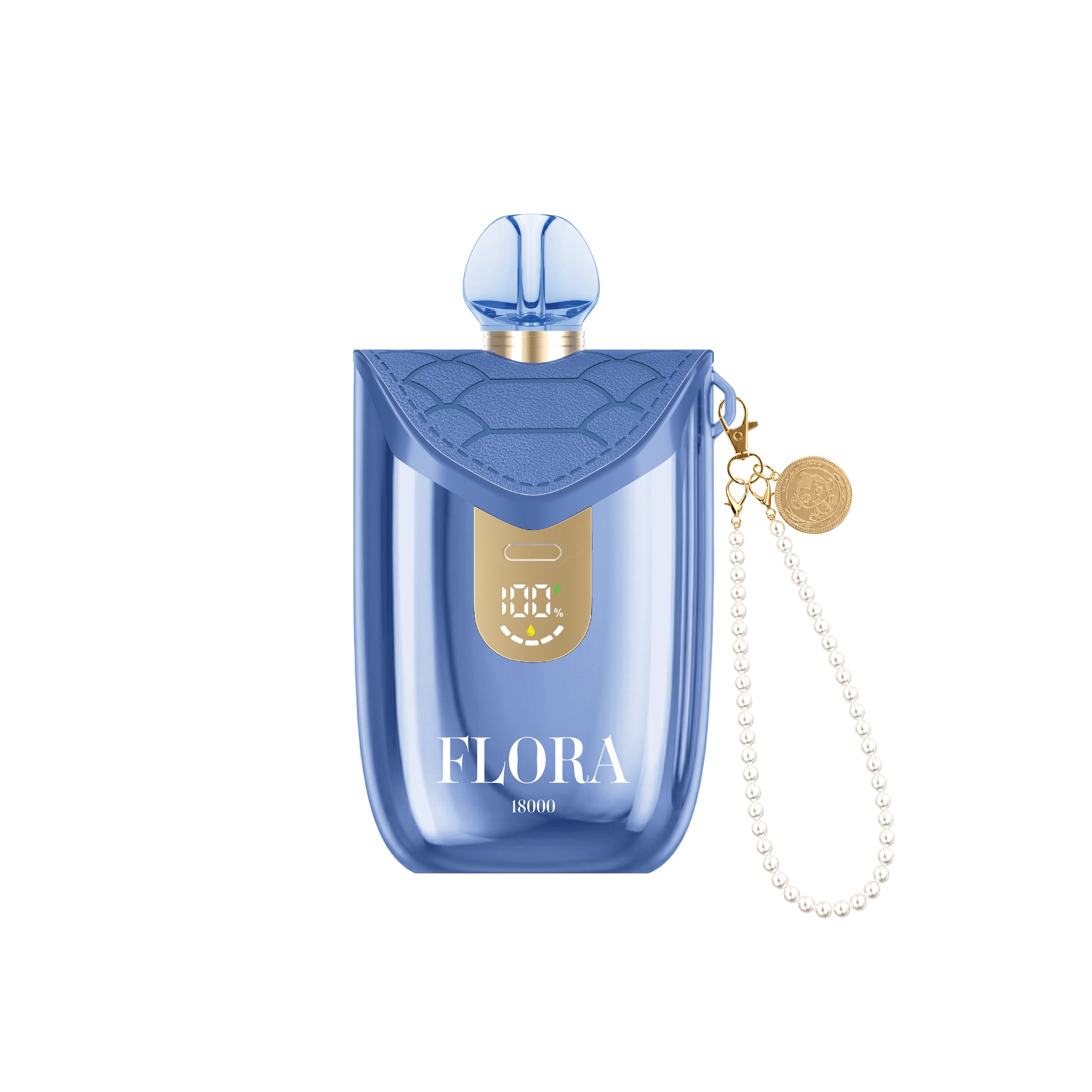 Одноразовая ЭСК MONKEY VAPE FLORA 18K BLUERZZ COTON (Черничная сахарная вата)