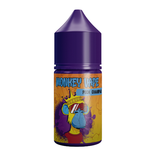 Жидкость для ЭСК Monkey Vape 25 мл №01 Pech Champаg - Лимонадный персик (РБ)