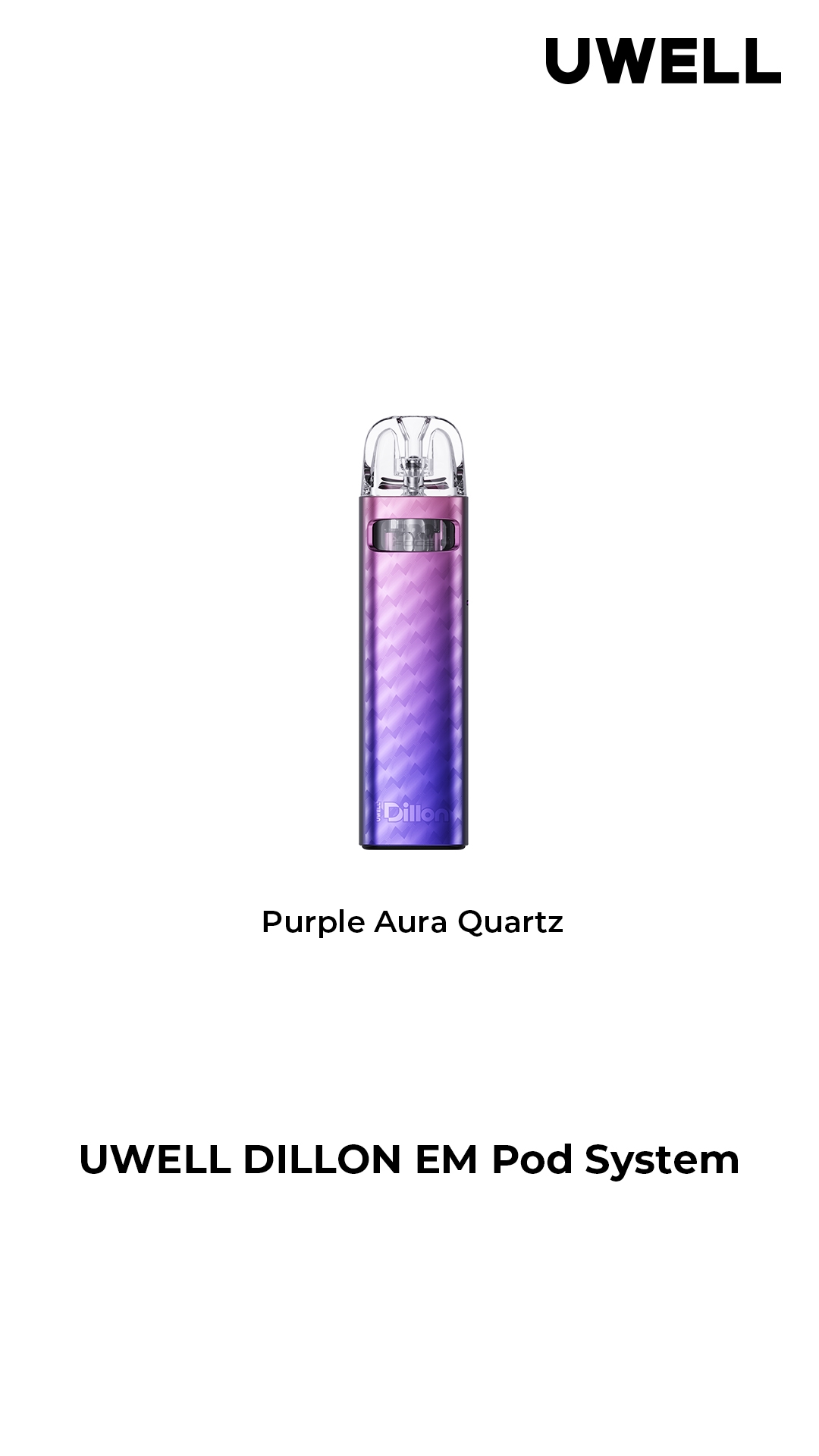 Вейп Uwell DILLON EM | Purple Aura Quartz | ( Пурпурный градиент )