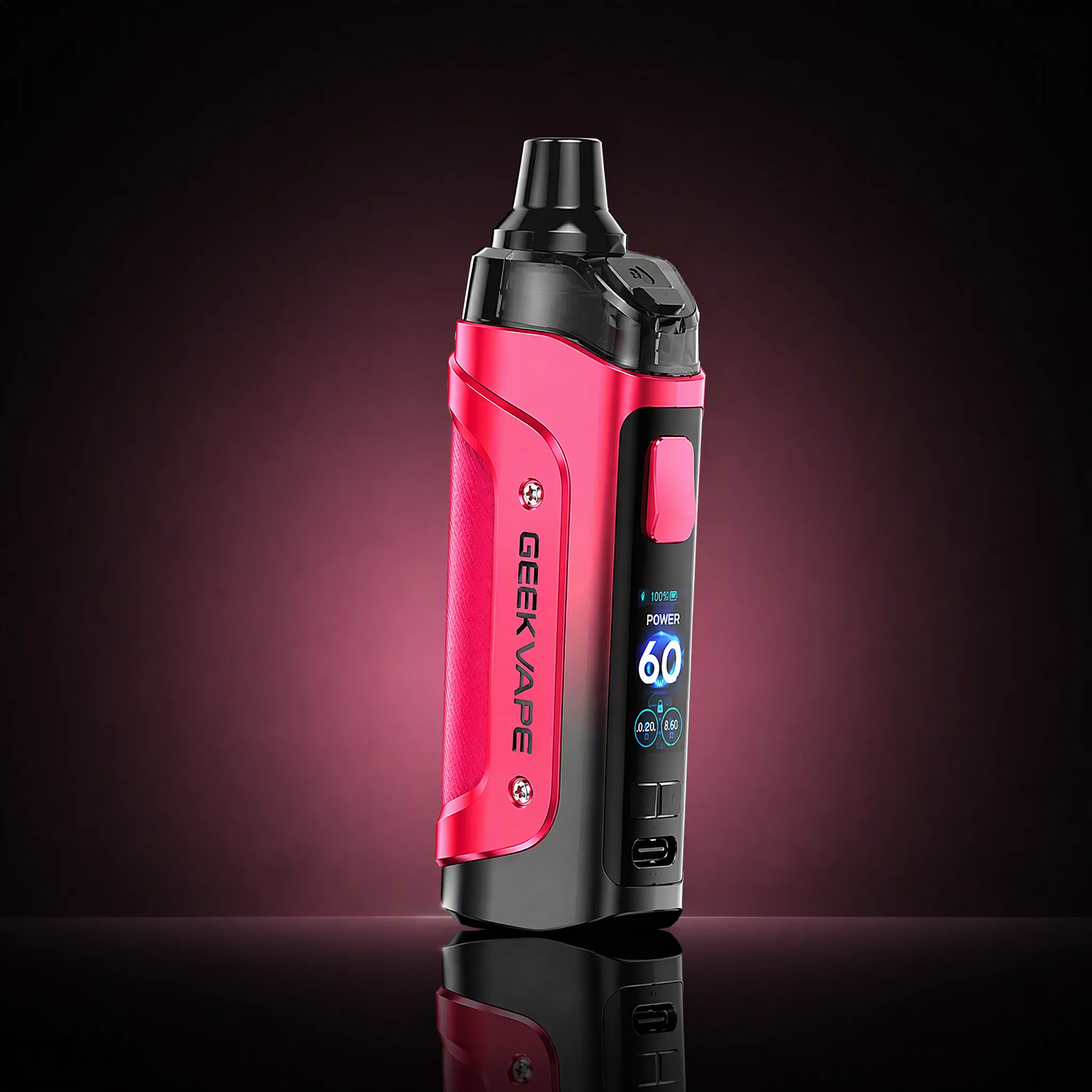 Вейп GeekVape Boost Ⅲ (Boost 3) "Midnight Red" (Черно-красный)