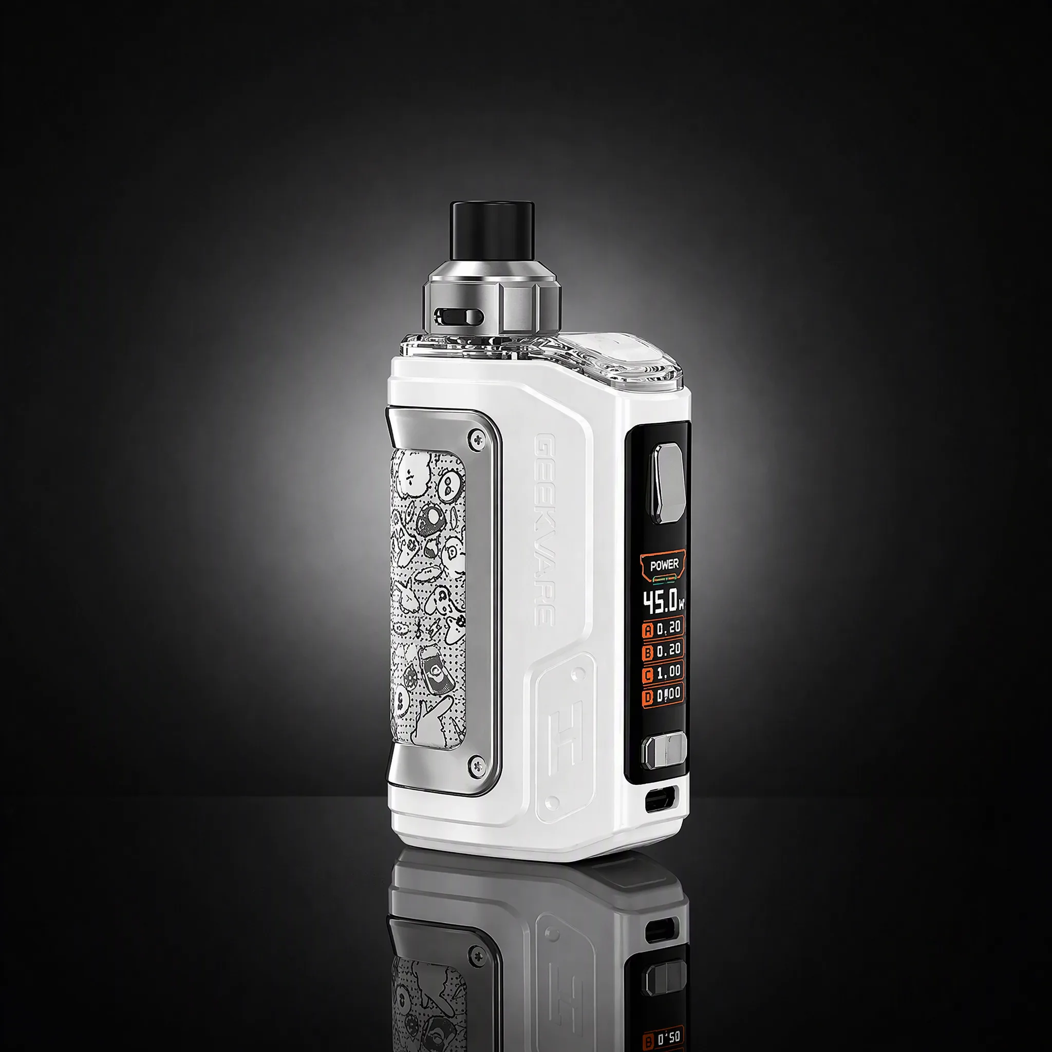 Вейп GeekVape H45 (Aegis Hero 2) | Белый | ( Rubber White )