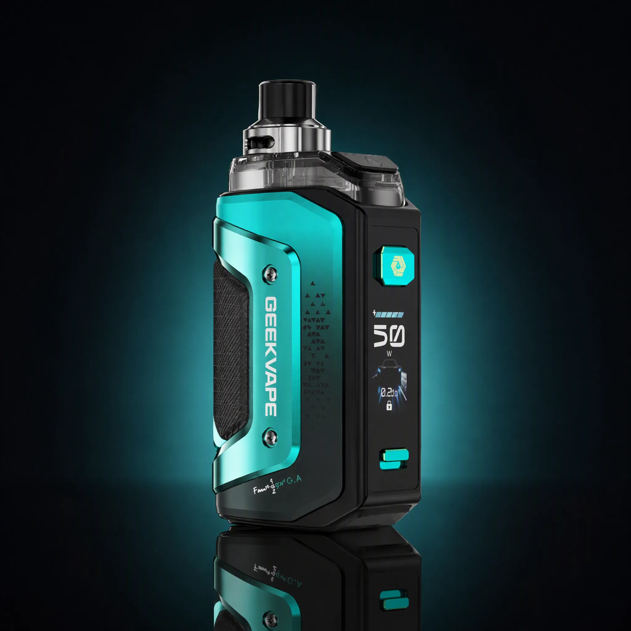 Вейп GeekVape Hero 5 Racing Edition ( Бирюзовый ) Quantum Cyan