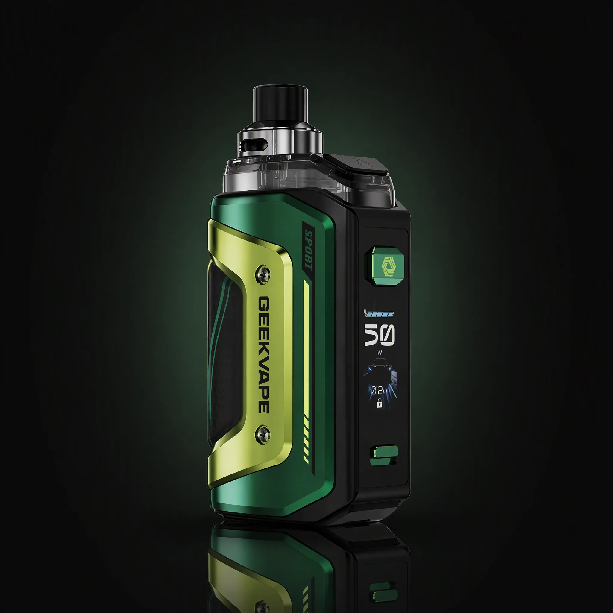 Вейп GeekVape Hero 5 Racing Edition ( Светло-Зеленый ) Vibe Green