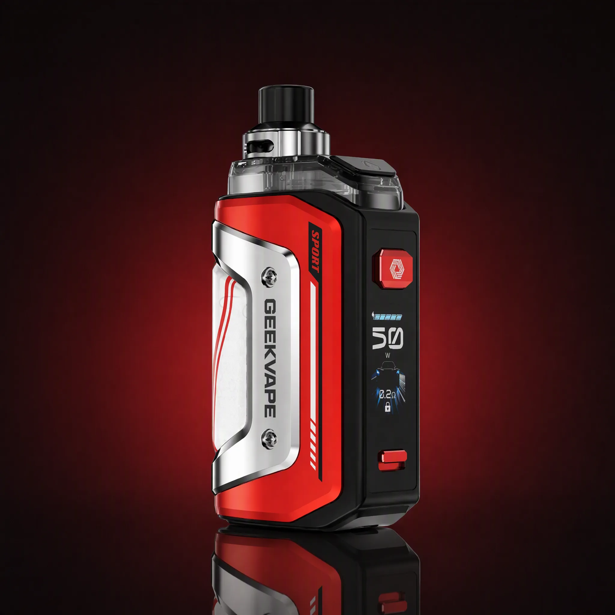 Вейп GeekVape Hero 5 Racing Edition ( Красный ) Speed Red