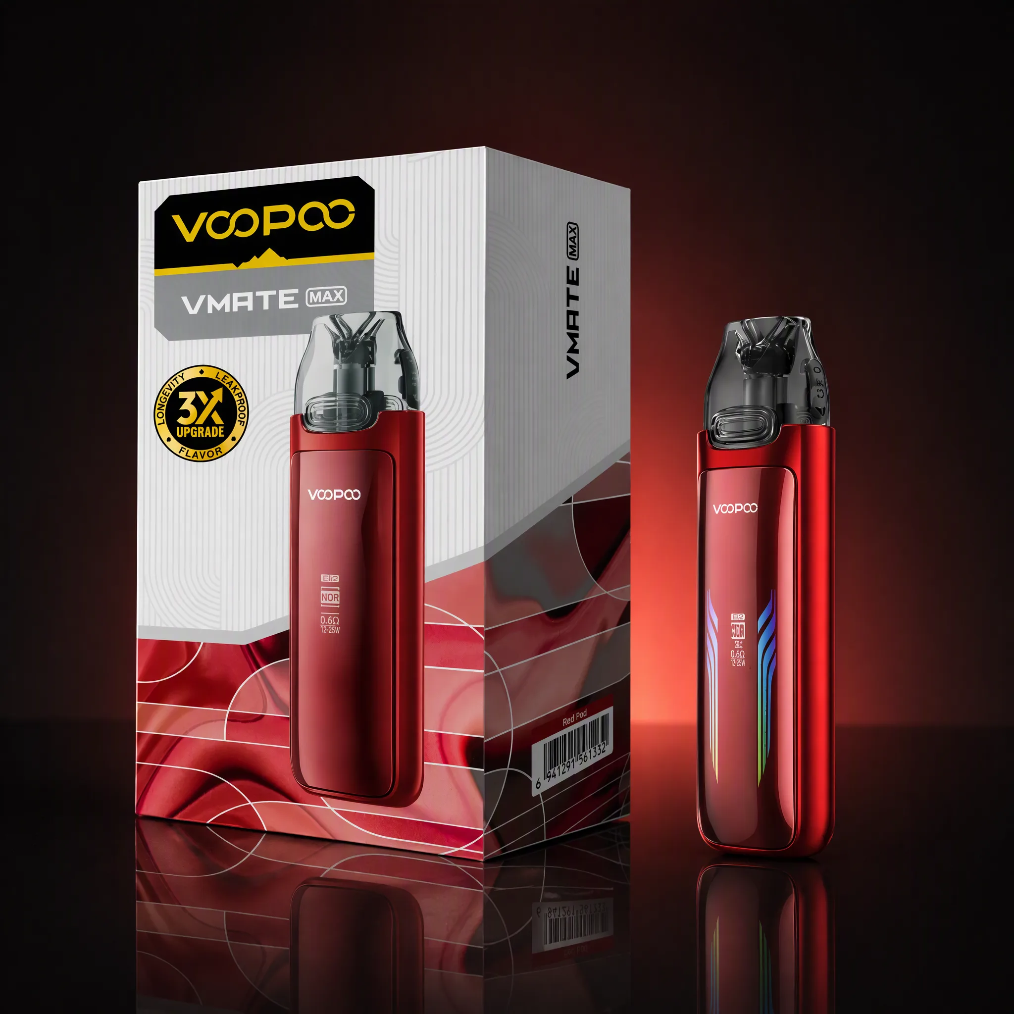 Вейп VOOPOO VMATE MAX | Ruby Red | ( Красный )
