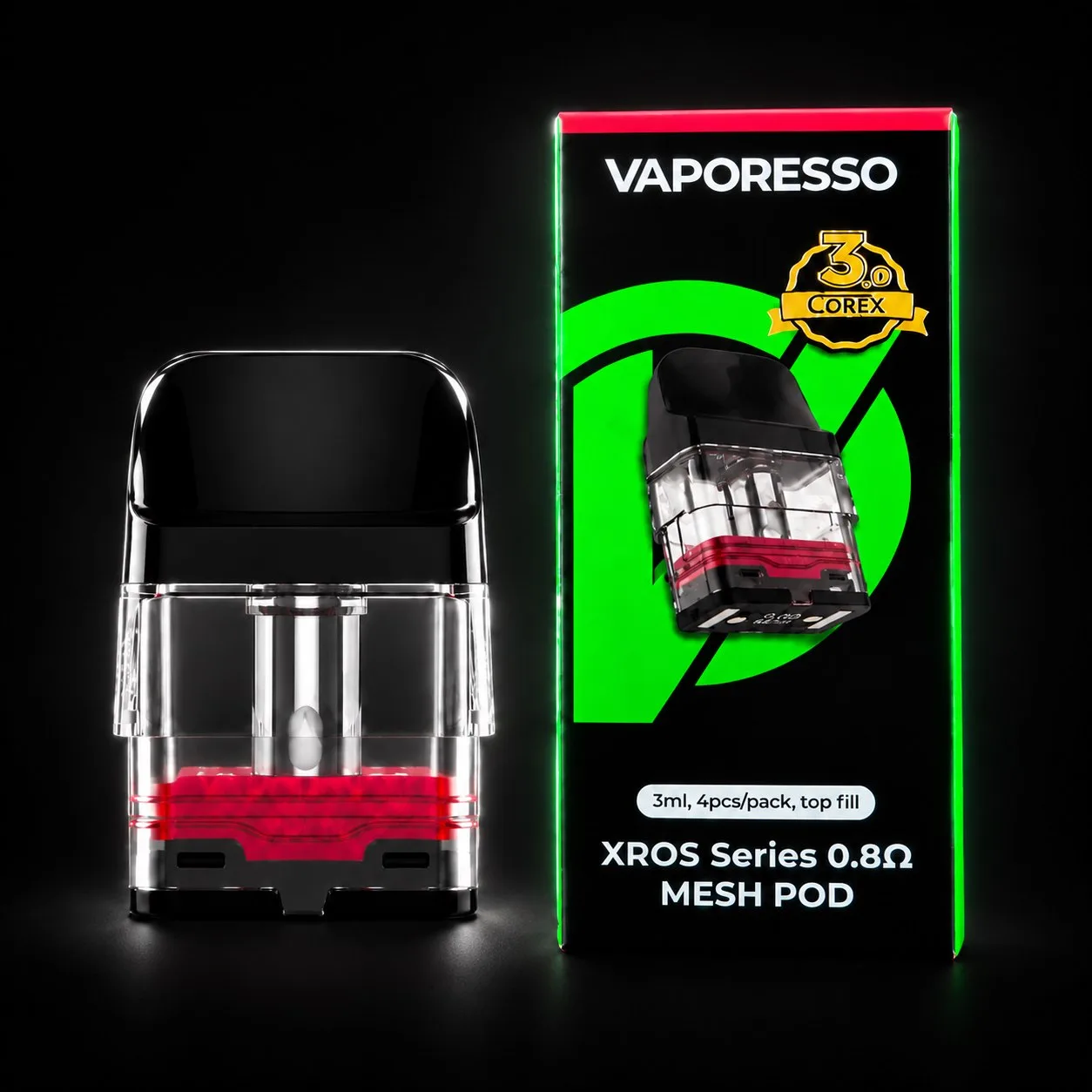 Картридж 3 мл для Vaporesso XROS ( Corex 3.0 ) ( 0.8 Ом )