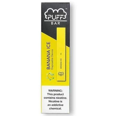 Одноразовая под-система PUFF Bar BANANA ICE 5%