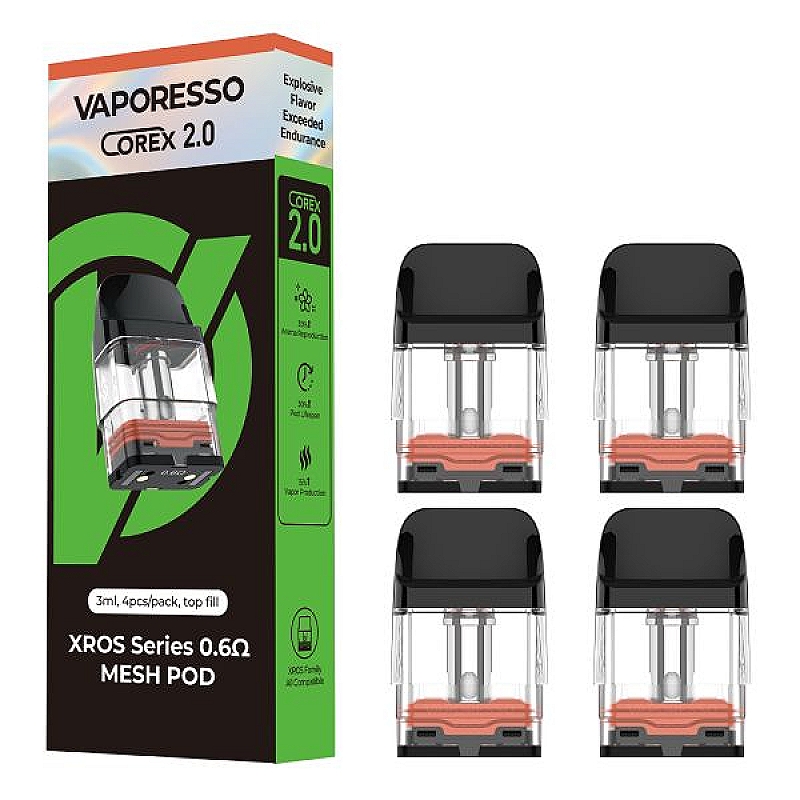 Картридж 3 мл для Vaporesso XROS ( 0.6 Ом ) ( Corex 2.0 )